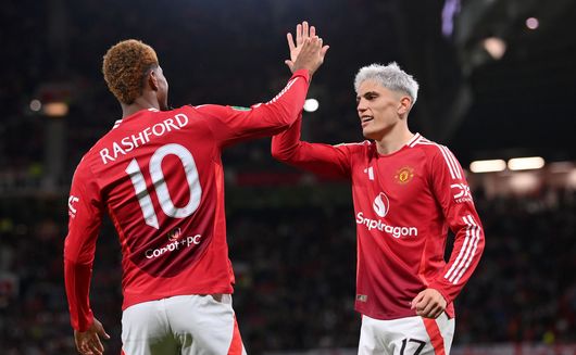 EFL Cup predictions for October 30, including Man Utd vs. Leicester, Chelsea vs. Newcastle, Brighton vs. Liverpool, Arsenal vs. Preston, and Spurs vs. Man City.